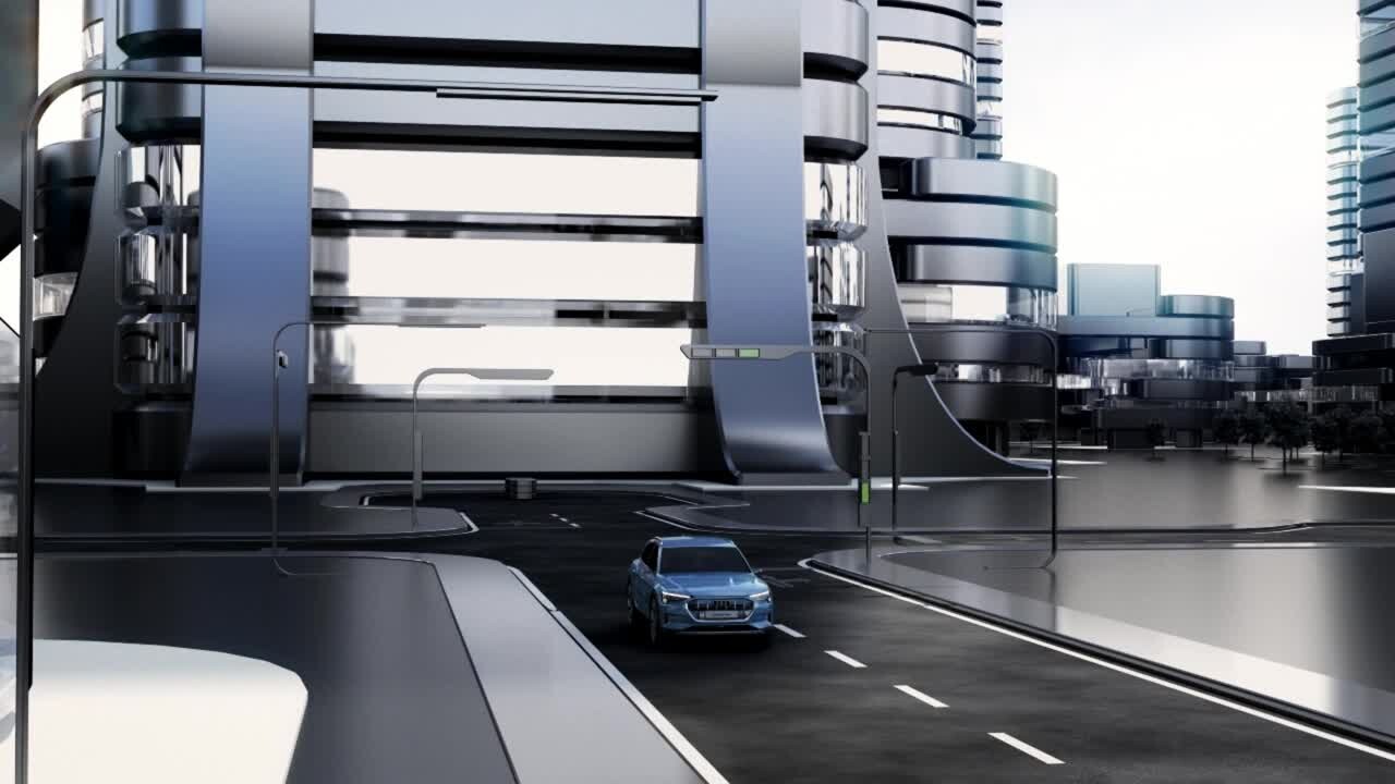 Brake-by-wire system of the Audi e-tron