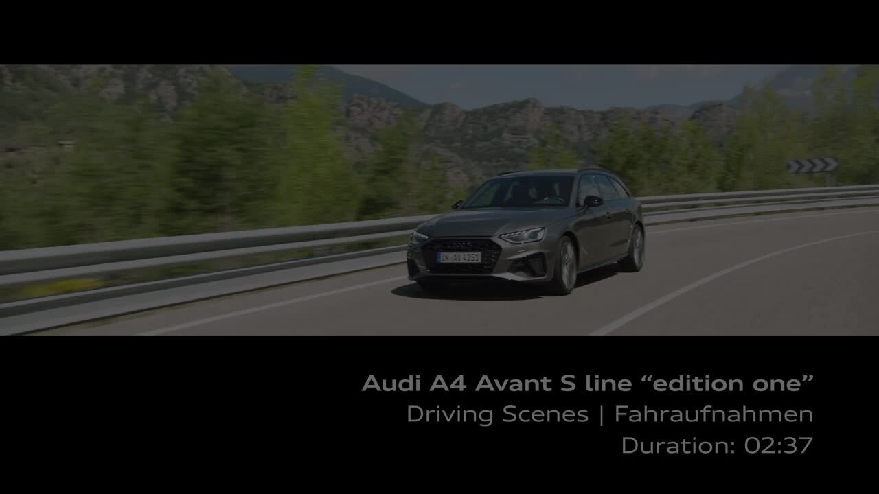 A4 Avant S line edition one (Footage)