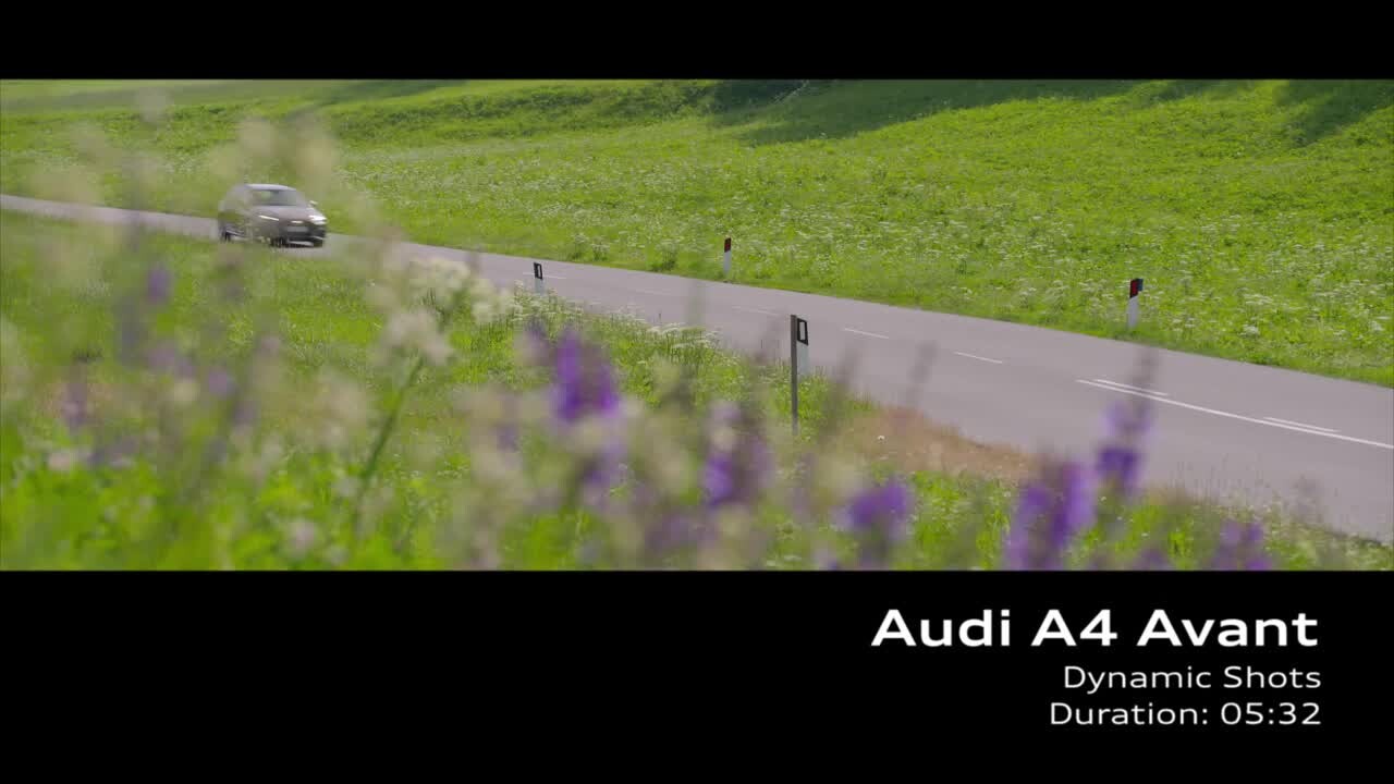 Audi A4 Avant TDI (footage)