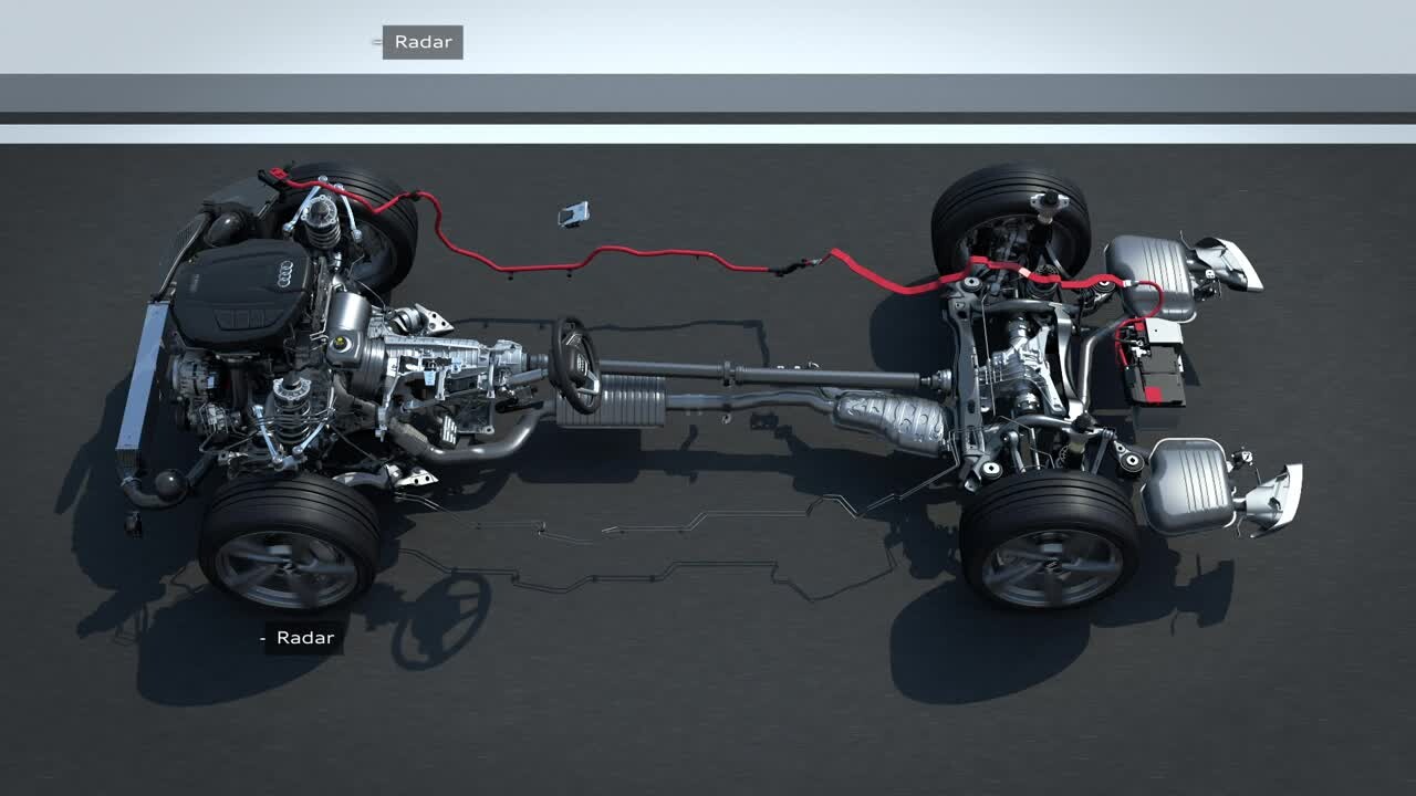 Audi A4 Limousine TFSI 12 Volt MHEV (Animation)