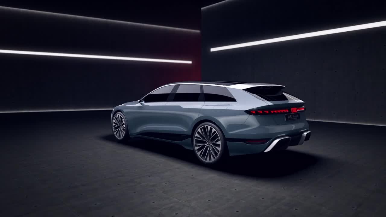 Animation: Audi A6 Avant e-tron concept - Premium Platform Electric 