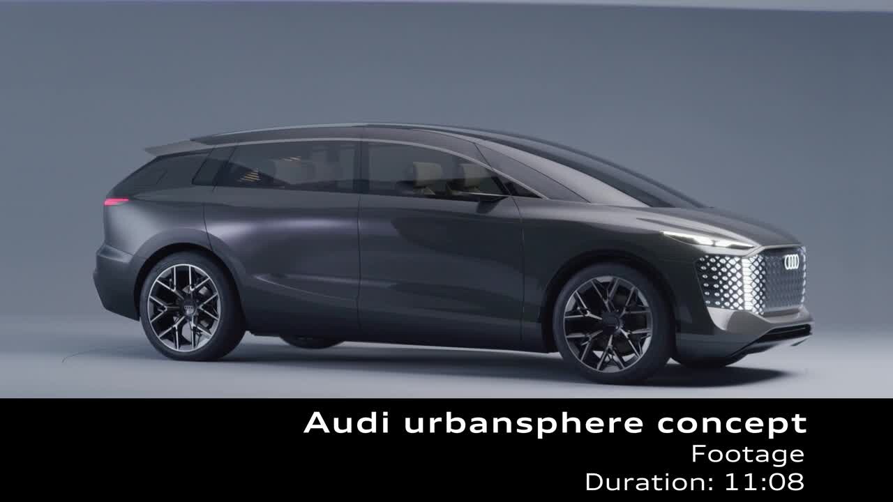 Footage: Audi urbansphere concept (Studio)
