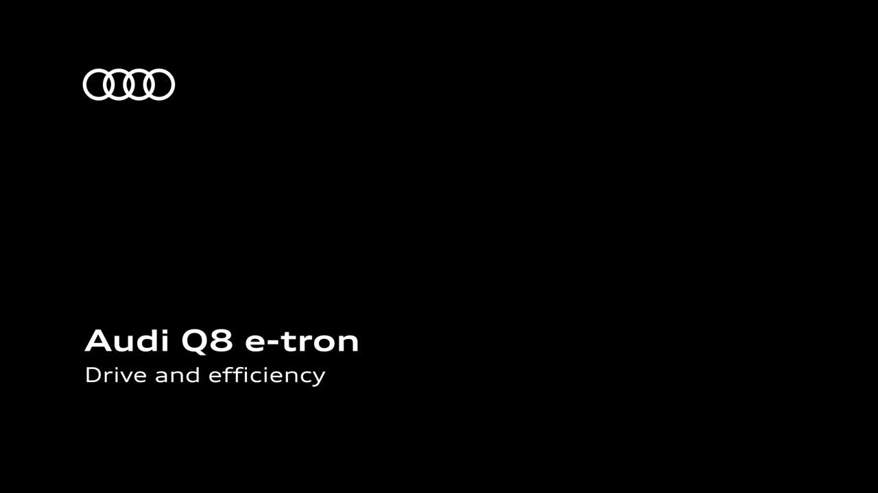 Animation: Audi Q8 e-tron - Drive and efficiency