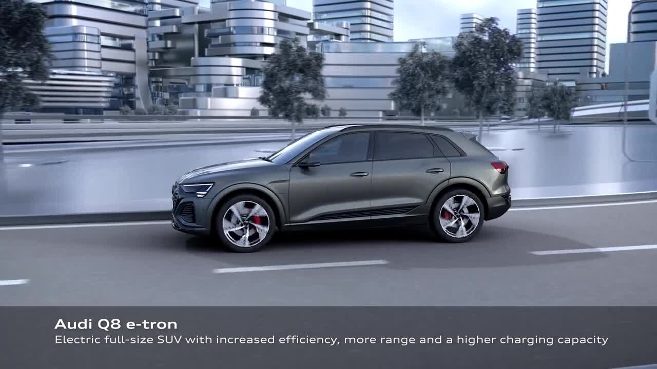 Animation: Audi Q8 e-tron - Battery and charging technology