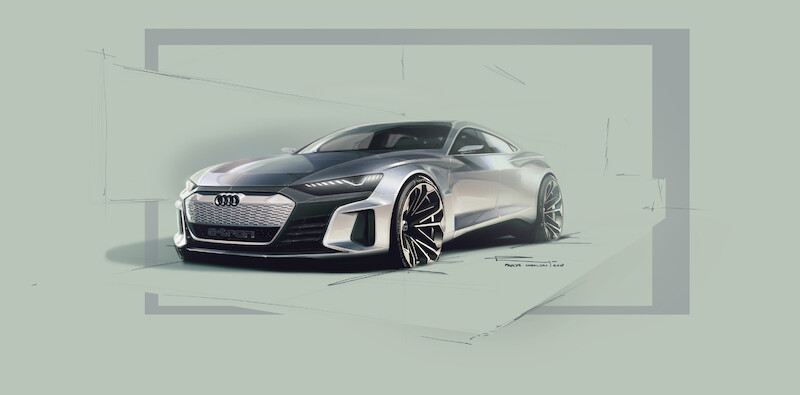 The Audi e-tron GT concept