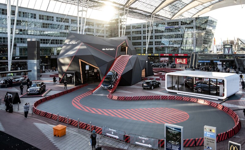 Audi e-tron zdobywa Port Lotniczy Monachium