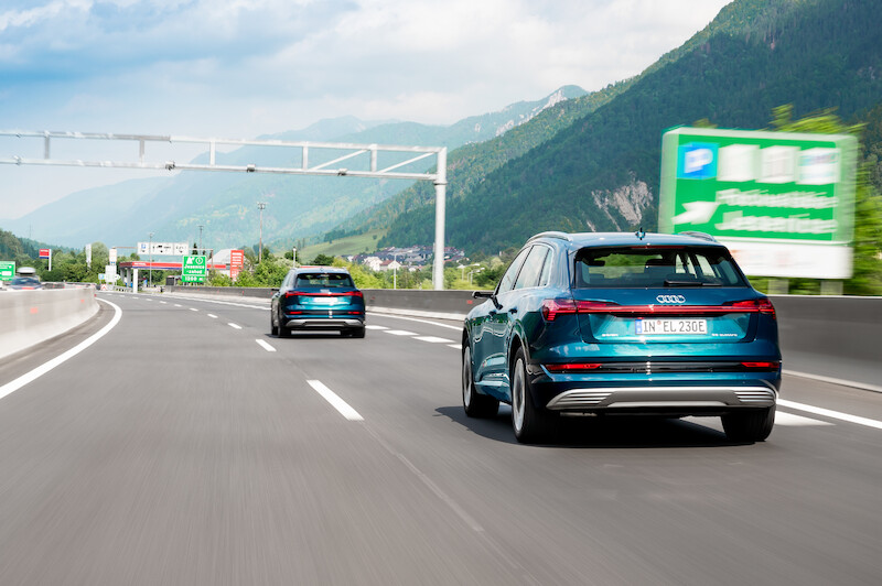 Dziesięć państw w 24 godziny: Audi e-tron w drodze