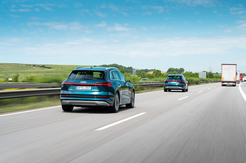 Dziesięć państw w 24 godziny: Audi e-tron w drodze