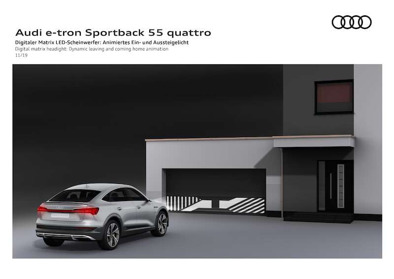 SUV coupé z rodziny pojazdów e-tron: Audi e-tron Sportback