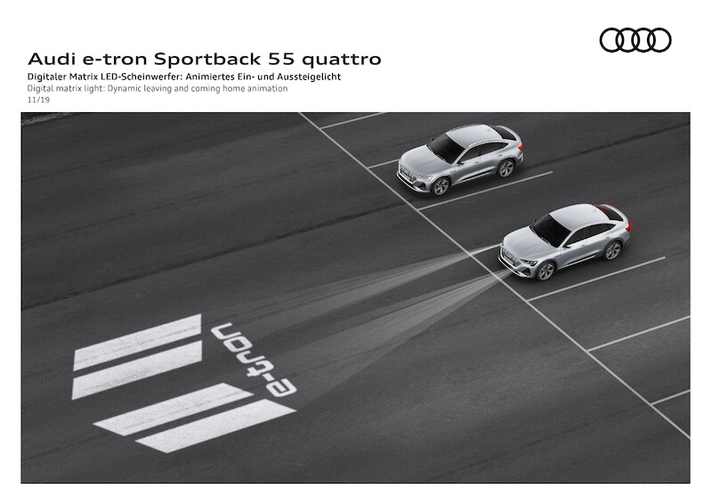 SUV coupé z rodziny pojazdów e-tron: Audi e-tron Sportback