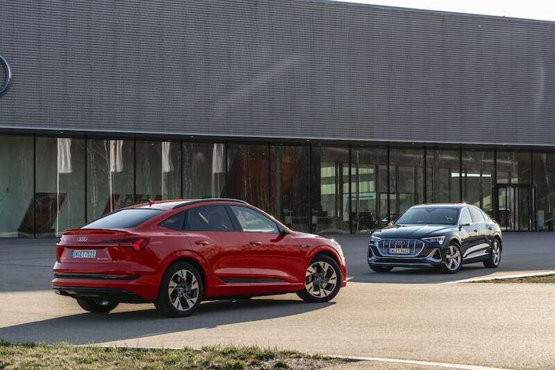 SUV coupé uzupełnia rodzinę pojazdów e-tron: Audi e-tron Sportback
