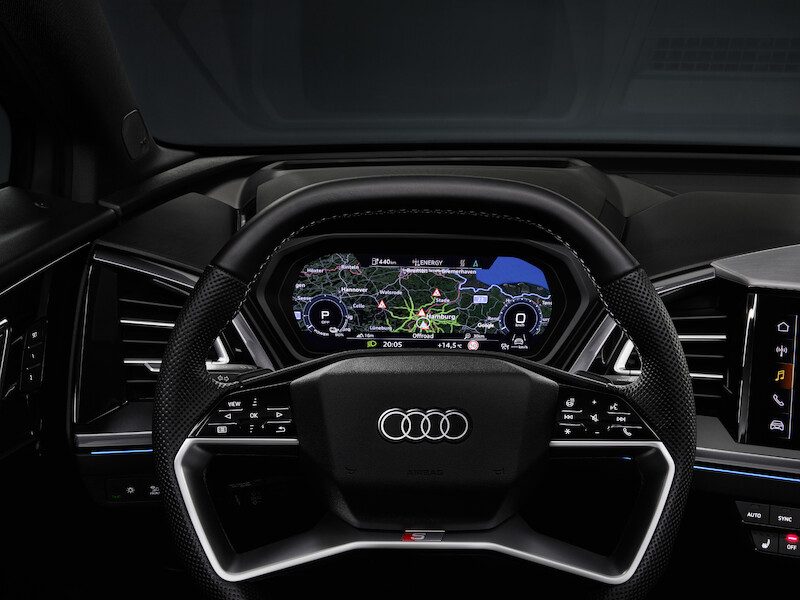 Nowy wymiar mobilności elektrycznej: Audi Q4 e-tron wyznacza standardy w zakresie wnętrza i systemów obsługi
