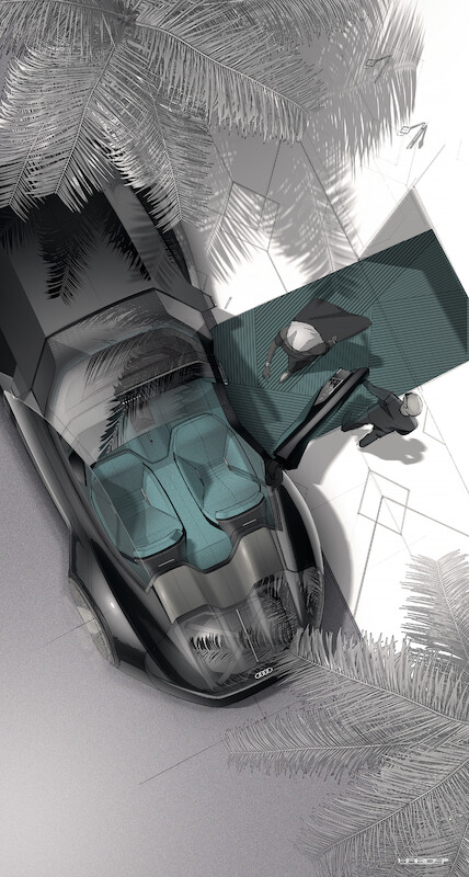 Audi skysphere concept - przyszłość stoi przed nami otworem