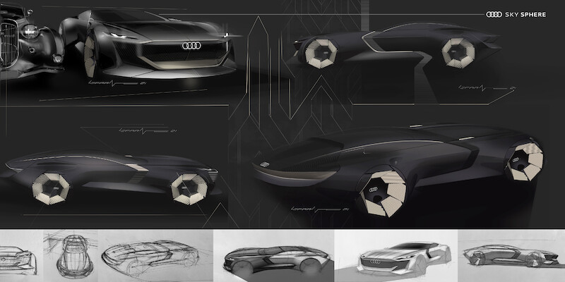 Audi skysphere concept - przyszłość stoi przed nami otworem