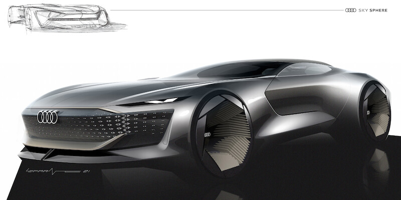 Audi skysphere concept - przyszłość stoi przed nami otworem