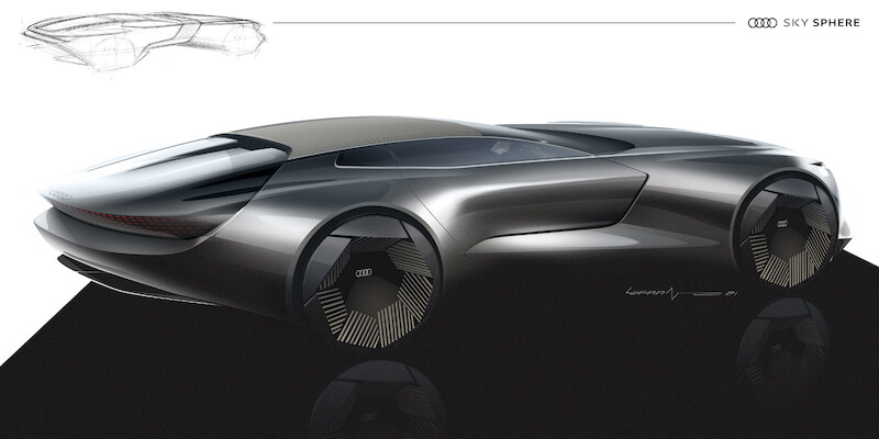 Audi skysphere concept - przyszłość stoi przed nami otworem