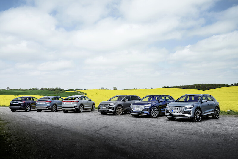 Historia sukcesu Audi Q4 e-tron: elektromobilność i synergia w ramach Grupy Volkswagen