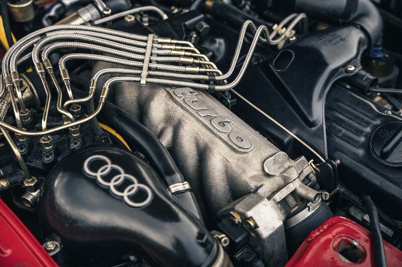 Audi quattro - 2.5 TFSI: najmocniejszy pięciocylindrowy silnik seryjnie montowany w Audi