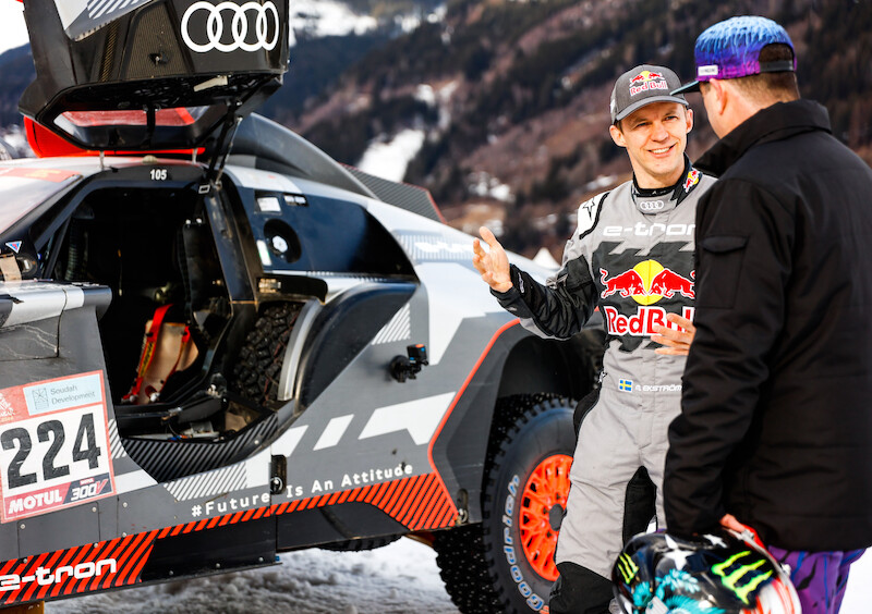 Ken Block zachwycony Audi RS Q e-tron