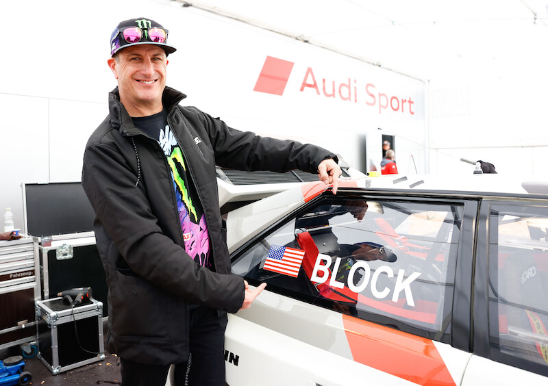 Ken Block zachwycony Audi RS Q e-tron
