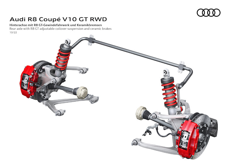 Najwyższe osiągi w swej najczystszej formie: Nowe Audi R8 Coupé V10 GT RWD