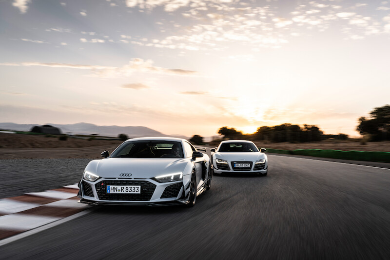 Najwyższe osiągi w swej najczystszej formie: Nowe Audi R8 Coupé V10 GT RWD
