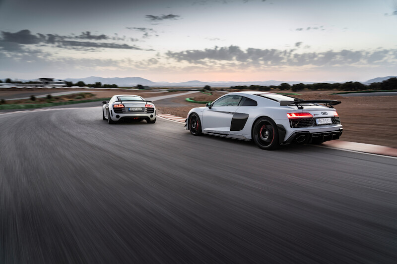 Najwyższe osiągi w swej najczystszej formie: Nowe Audi R8 Coupé V10 GT RWD