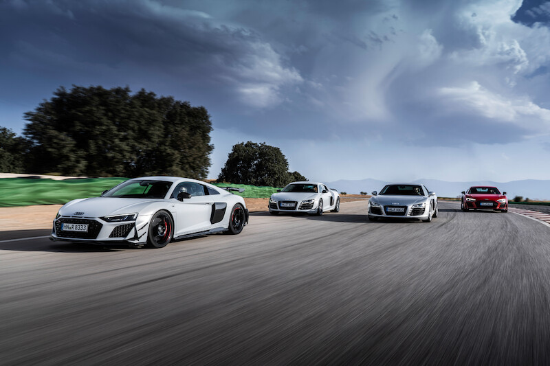 Najwyższe osiągi w swej najczystszej formie: Nowe Audi R8 Coupé V10 GT RWD
