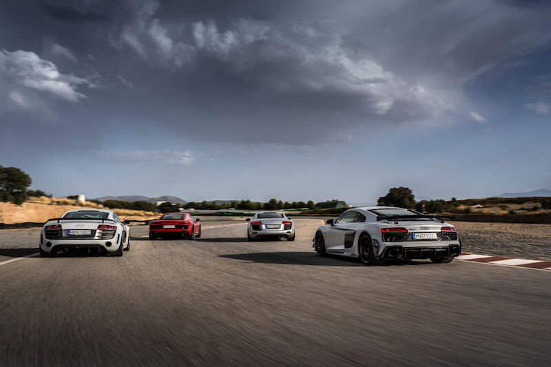 Najwyższe osiągi w swej najczystszej formie: Nowe Audi R8 Coupé V10 GT RWD