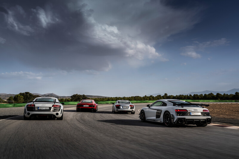 Najwyższe osiągi w swej najczystszej formie: Nowe Audi R8 Coupé V10 GT RWD