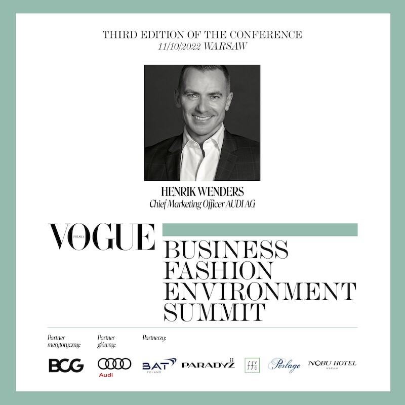 Audi po raz trzeci z rzędu partnerem Business Fashion Environment Summit
