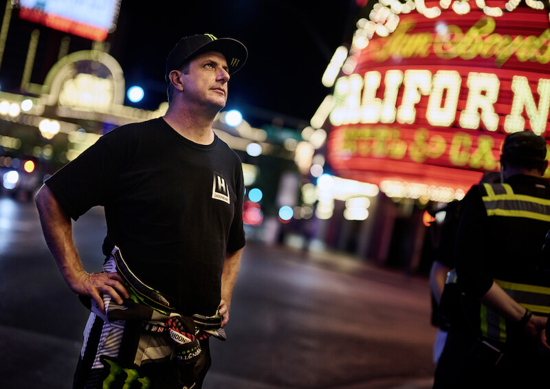Ken Block i Audi S1 Hoonitron elektryzują Las Vegas