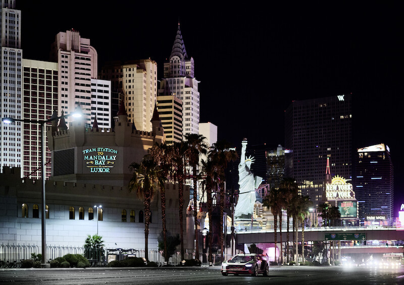 Ken Block i Audi S1 Hoonitron elektryzują Las Vegas