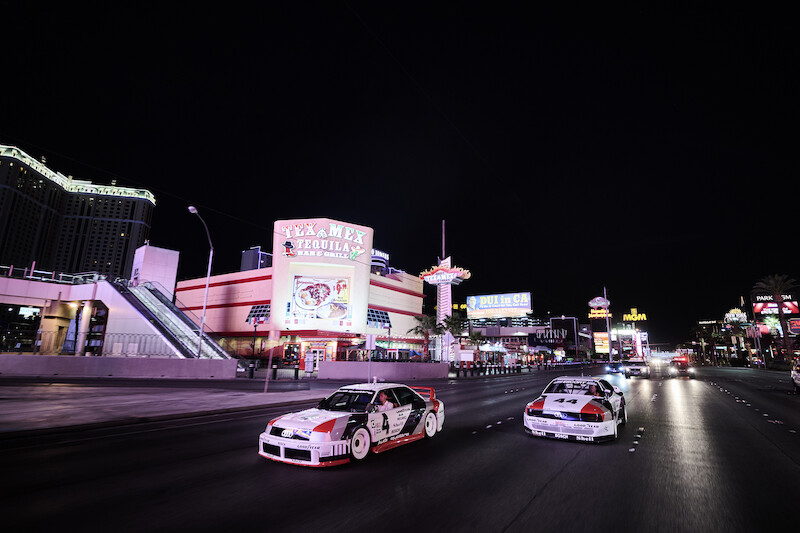 Ken Block i Audi S1 Hoonitron elektryzują Las Vegas