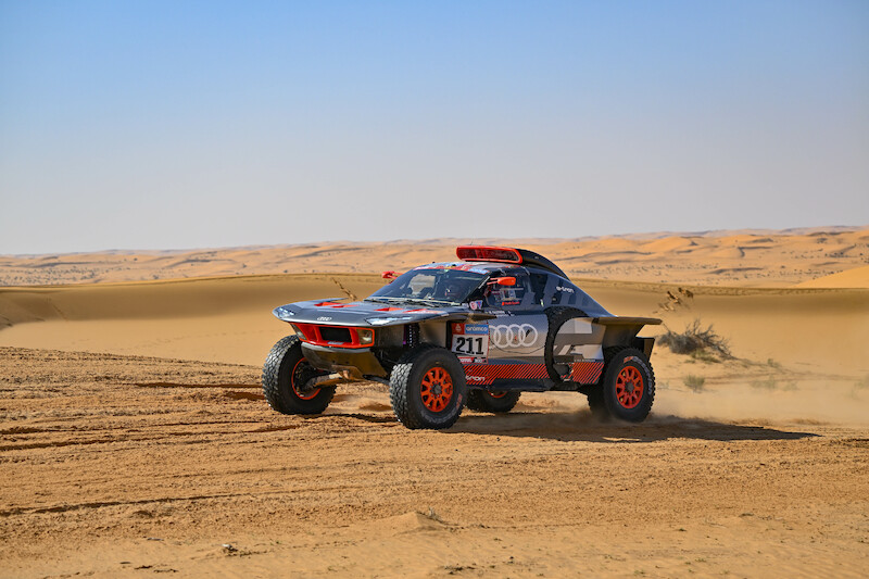 Wysoka motywacja: Team Audi Sport wkracza w drugą połowę Rajdu Dakar 2023
