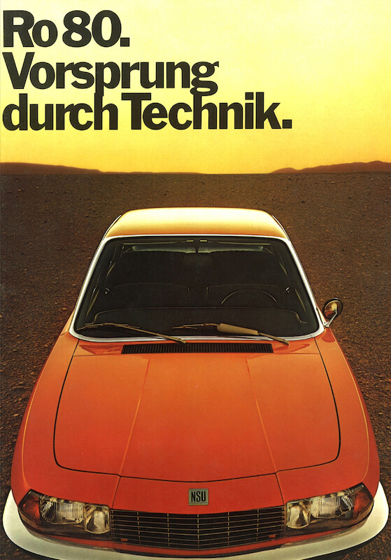 Futurystyczne, aerodynamiczne, stylowe: NSU Ro 80