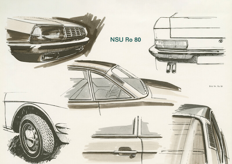 Futurystyczne, aerodynamiczne, stylowe: NSU Ro 80