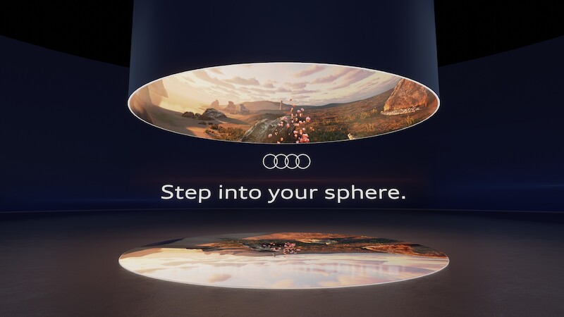 &#8220;Step into your sphere - wejdź do swojej przestrzeni&#8221; - Audi na OMR Festival 2023