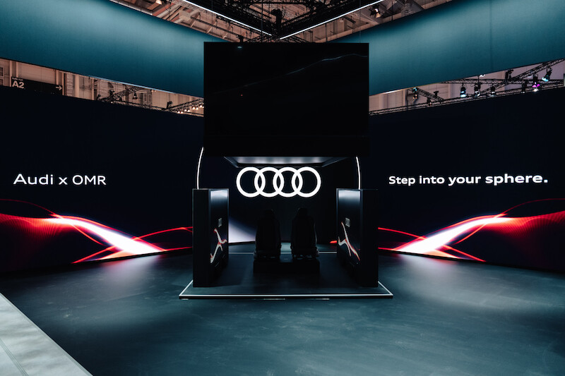 &#8220;Step into your sphere - wejdź do swojej przestrzeni&#8221; - Audi na OMR Festival 2023