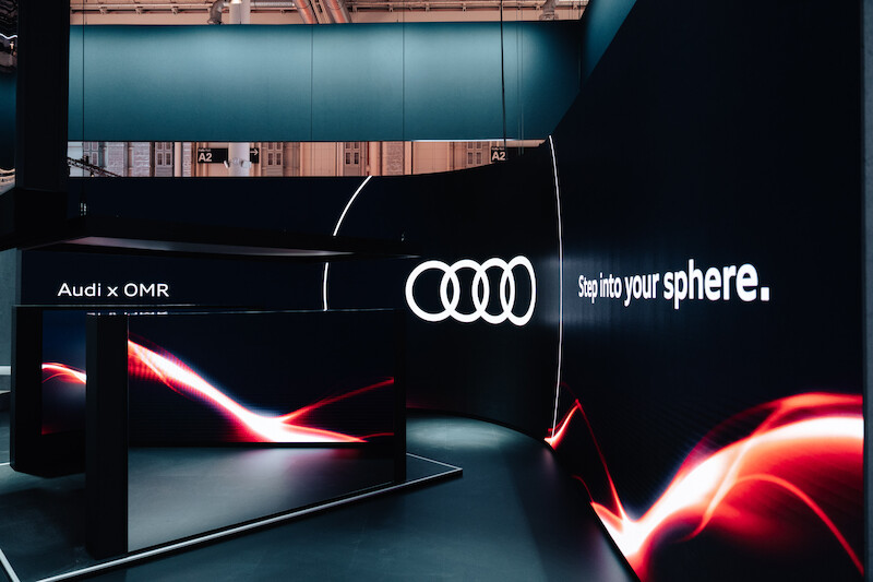 &#8220;Step into your sphere - wejdź do swojej przestrzeni&#8221; - Audi na OMR Festival 2023