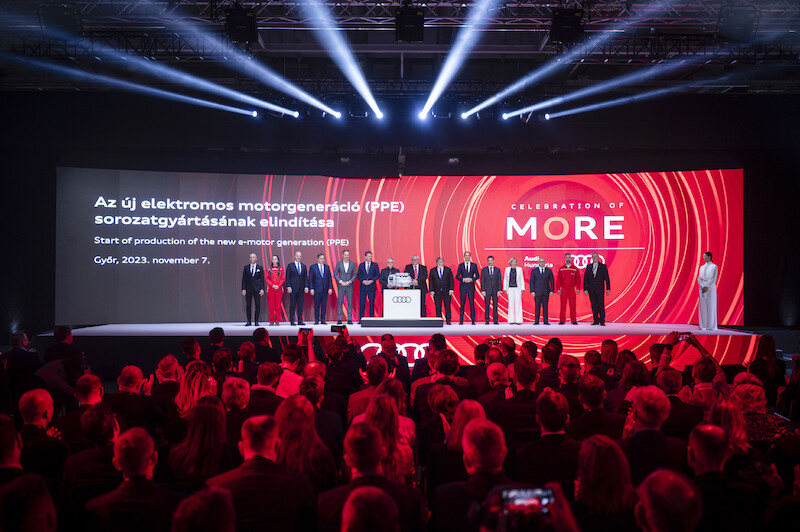 Rozpoczęcie produkcji silników elektrycznych dla PPE w Győr