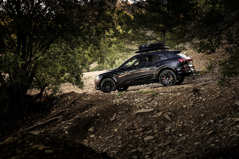 Pewne siebie zarówno w terenie, jak i na asfalcie: Audi Q8 e-tron edition Dakar