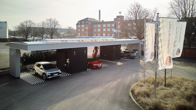 Centrum ładowania Audi we Frankfurcie: łatwo, szybko i bez barier