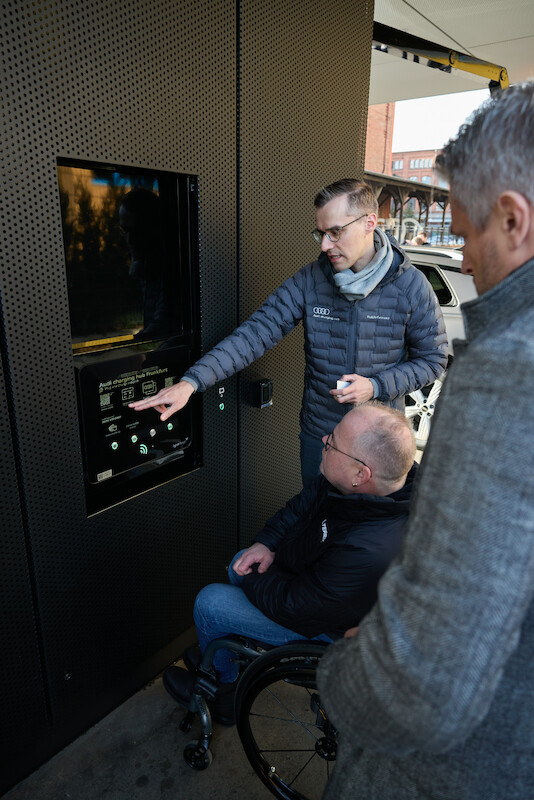 Centrum ładowania Audi we Frankfurcie: łatwo, szybko i bez barier