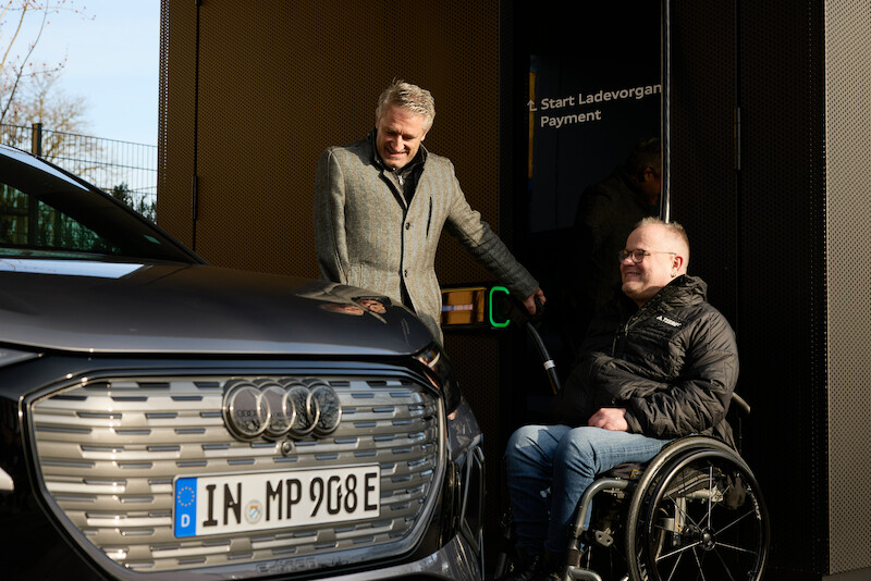 Centrum ładowania Audi we Frankfurcie: łatwo, szybko i bez barier