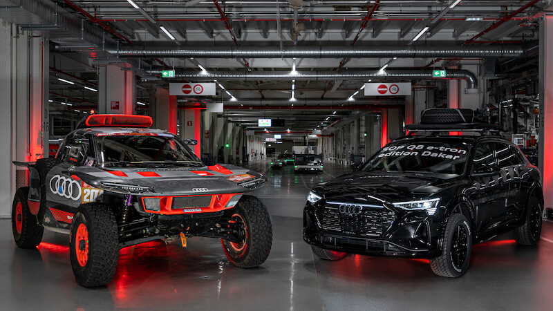 Początek produkcji Audi Q8 e-tron edition Dakar w Audi Brussels