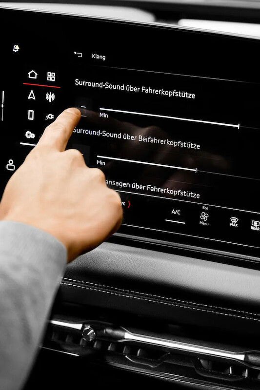 Ulotny smak dźwięku: wrażenia akustyczne w Audi A6 e-tron