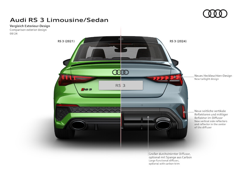Uczta dla zmysłów: ulepszone Audi RS 3