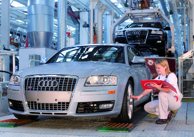 Audi - pionier lekkich konstrukcji w klasie wyższej samochodów
