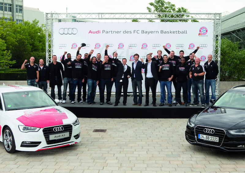 Koszykarze FC Bayern z wizytą w Audi